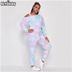 Спортивный лёгкий костюм Plus Size