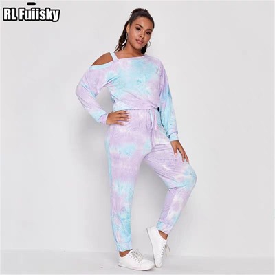 Спортивный лёгкий костюм Plus Size