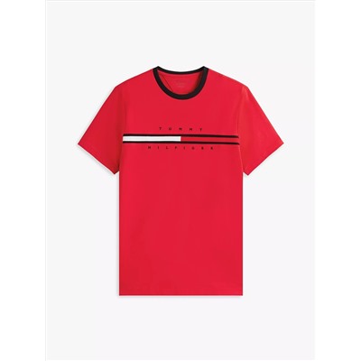 Embroidered Flag Logo T-Shirt