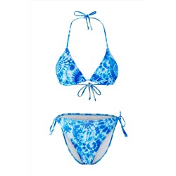 TRENDYOLMİLLA Batik Desenli Üçgen Bağlamalı Bikini Takımı TBESS23BT00005