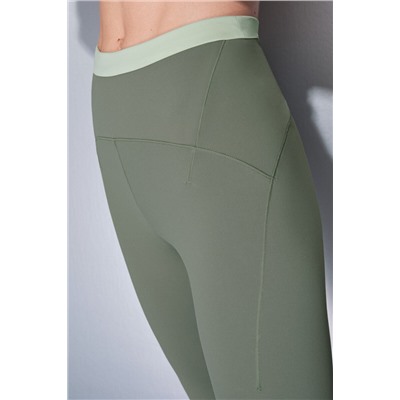 Leggings SOFT MOVE crop verde