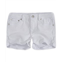 Levi's Big Girls Floral Embroidered Denim Shorts