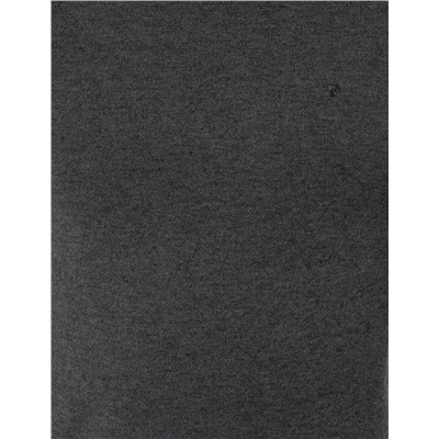 Gri Melanj Slim Fit Bisiklet Yaka Basic Triko Kazak