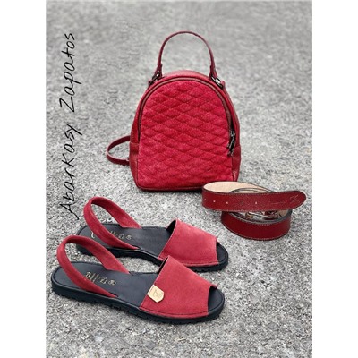 Ab.Zapatos 3106-8 granate+AB.Z · Pelle · mochila 421 (650)+Ab.Zapatos Pelle NAPA (200) BURDEOS АКЦИЯ &##x1f4a5;