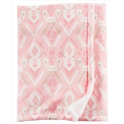 Geo Print Fleece Blanket