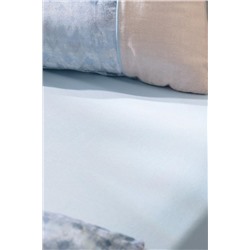 Robin King Size %100 Pamuk Madame Coco Crep Baskılı Nevresim Takımı - Mavi