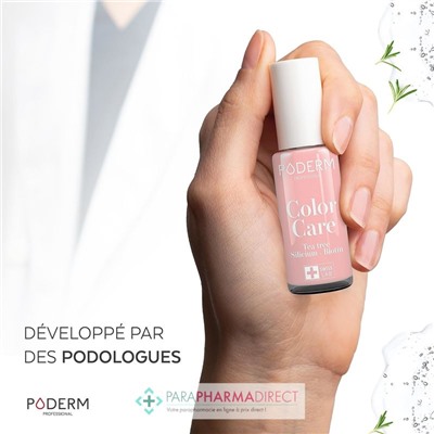 Poderm Vernis Tea Tree Color Care Rose n°143 8ml