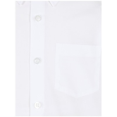 Boys White Long Sleeve School Shirts 5 Pack