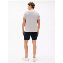 Embroidered Flag Stripe Logo T-Shirt