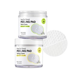 Feel So Good Peeling Pad (Pore Care), Очищающие пилинг-спонжи с PHA кислотами для сужения пор