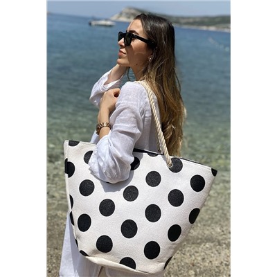Pimulahome Çok amaçlı halat ipli Hasır deniz plaj çantası 1024-B