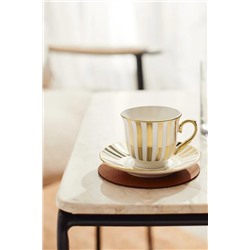 Blanche 4'lü Kahve Fincan Takımı - Renkli - 90 ml