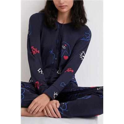 Mono pijama estampado