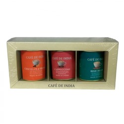 BHARAT BAZAR Coffee Set Irish Cream Cappuccino Chocolate&amp;Orange Набор натурального кофе 150г