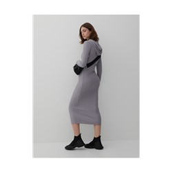 Midikleid mit Kapuze
