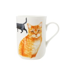 Кружка, 300 мл, фарфор F, белая, Британская короткошерстная, Pets, 54379