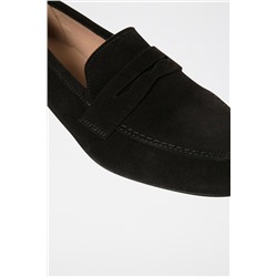 Mocasines de nobuk Negro