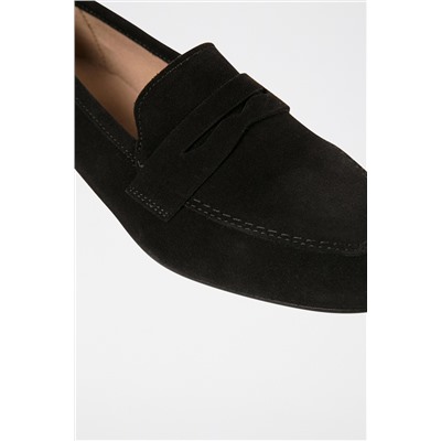 Mocasines de nobuk Negro