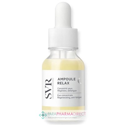 SVR AMPOULE RELAX - Nuit - Concentré Yeux, Régénère, Défatigue 15 ml