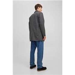 Chaqueta efecto doble prenda Gris jaspeado