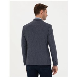 Lacivert Slim Fit Ceket