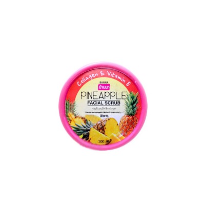 Фруктовый скраб для лица Banna Ананас 100 грамм/ Banna facial scrub Pineapple 100 gr