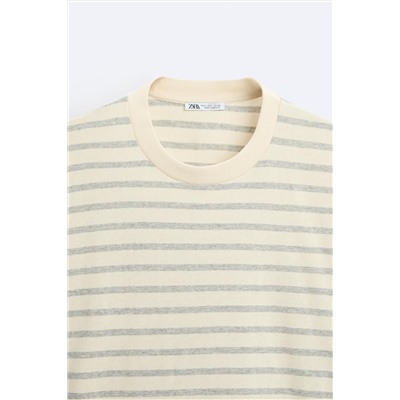 CAMISETA BOXY FIT RAYAS