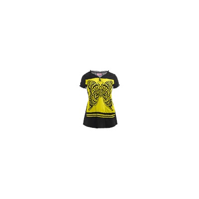 koi Scrubs Deco Butterfly Print Top