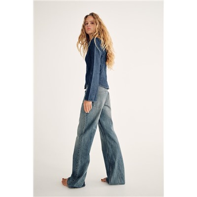 TRF WIDE-LEG MID-RISE FULL LENGTH JEANS