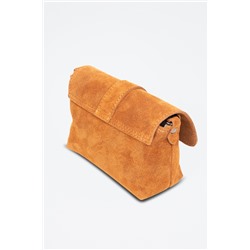 Bandolera de piel Albertina - Camel