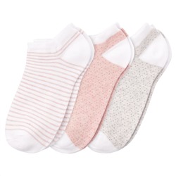 3 Paar Damen Sneaker-Socken im Set