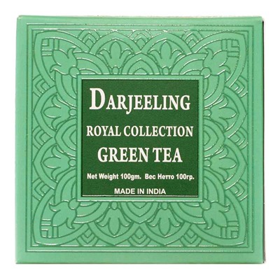 BHARAT BAZAAR Darjeeling green tea Чай Дарджилинг зеленый Роял коллекция 100г