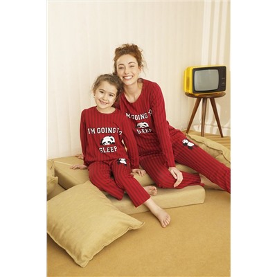 Siyah İnci Pamuklu Likralı Pijama Takım 21263126