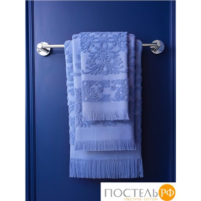 Полотенце Arya С Бахромой 70X140 Isabel Soft Голубой