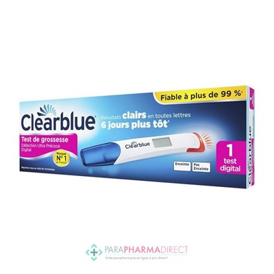 Clearblue Digital Test de Grossesse avec Détection Ultra Précoce