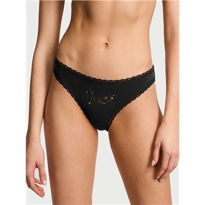 The Lacie Lace-Waist Bikini Panty