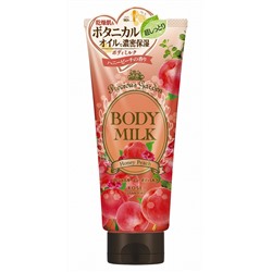 KOSE PRECIOUS GARDEN Молочко для тела с органическими маслами,  аромат персика 200 гр