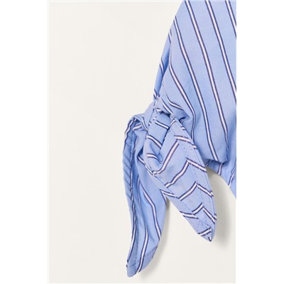 LIMITED EDITION STRIPED ASYMMETRIC DRESS