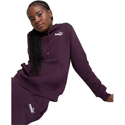 Puma Women's Embroidered Fleece Hoodie Sweatshirt