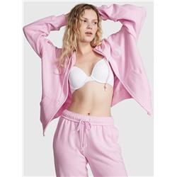 PINK IVY FLEECE FULL-ZIP HOODIE
