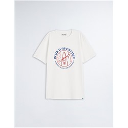 Canoe T-shirt, Men, Beige