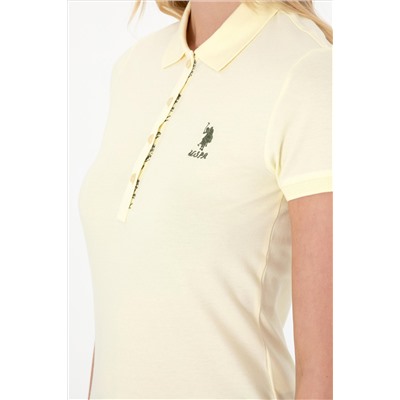Kadın Limon Basic Polo Yaka Tişört