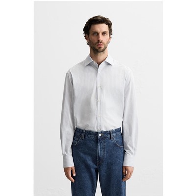 CAMISA TWILL RAYAS