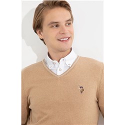 Erkek Camel Melanj Basic Kazak