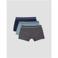 3 Boxers Lisos, Hombre, Multicor
