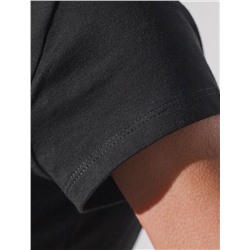 Нарядная футболка с принтом пайетками