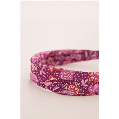 Diadema pelo print multicolor