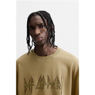 SUDADERA LAVADA DEF LEPPARD ©