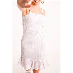 Vestido de talle bajo Malva