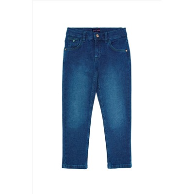 Erkek Çocuk Mavi Jean Pantolon